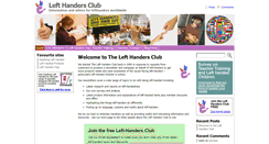 Desktop Screenshot of lefthandersclub.org